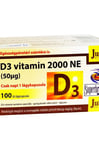 JutaVit - Vitamin D 2000 IU (50 mcg) softgel - 100 Softgels