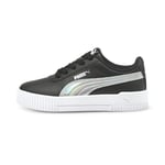 PUMA Carina Rainbow Jr Basket, Black Silver, 38 EU