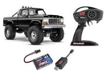 Traxxas 97044-1 TRX-4M Ford F150 Haut Chemin 4x4 1/18 Rtr Akku Chargeur Noir