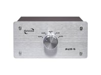 Dynavox Aux-S Cinch-Audio-Omskifter Metalkabinet Sølv