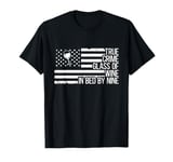 True Crime Detective Couch Division American Flag T-Shirt