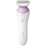 Philips Lady Shaver Series 6000 rakapparat för kvinnor vit, lila