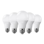 Ampoule LED E27 9W 220V A60 180degrés (Pack de 5) - Blanc Froid 6000K - 8000K - SILAMP