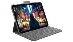 Logitech Slim Folio Keyboard Case For iPad 10th Gen - NEW (UK QWERTY Keyboard)