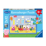 Peppa Gris Puslespill 2x12 biter Ravensburger Puzzle