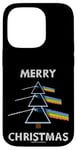 Coque pour iPhone 14 Pro Pink Floyd The Dark Side of the Moon Prism Sapin de Noël