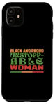 Coque pour iPhone 11 Chemise noire du mois de l'histoire pour femme