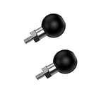 Adaptateur de Boule de Montage de 1" pour Moto, ATV, tête sphérique avec boulons filetés M6 x 1 mm, Compatible avec RAM Mount(SZ-M6*2)