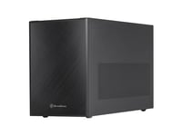 Silverstone Sst-Sg17b, Cube, Pc, Sort, Micro Atx, Multimediacard (Mmc), Mini-Itx, Aluminium, Plast, Stål, Spilling