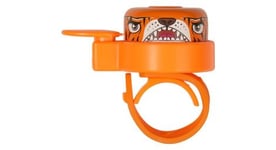 Sonnette de velo enfants  tigre orange  crazy safety  coloree  facile a utiliser