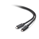 C2G 6.5ft (2m) USB-C Male to USB-C Male Cable (20V 3A) - USB 3.2 Gen 1 (5Gbps) - USB type C-kabel - 24 pin USB-C til 24 pin USB-C - 2 m