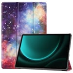 Samsung Galaxy Tab S9 FE Plus Fodral Tri-fold Stjärnhimmel