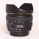 Sigma Used 15mm f/2.8 EX DG Diagonal Fisheye Lens Nikon F