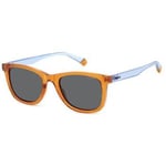 Lunettes de soleil enfant Polaroid  PLD 8060/S Lunettes de soleil, Orange/Gris, 46 mm