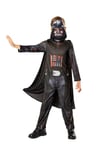 Rubies Costume Dark Vador pour enfants avec cape et masque. Collection officielle Star Wars pour carnaval, Noël, anniversaire, fête et Halloween