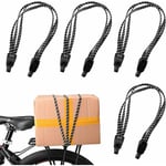 Tendeurs Elastique avec Crochets, SL.GT,4PCS 3 en 1 Sangles Porte-Bagages, Tendeur Vélo Sangle Bagage Vélo