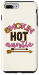 Coque pour iPhone 7 Plus/8 Plus Smoking Hot Aunt Jaune Rose Femme Sexy Aunt