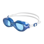 Speedo Junior Futura Classic Swimming Goggles, Anti-Fog, Anti-Leak , Clear/Blue, One Size