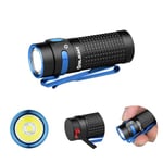 OLIGHT Baton 4 Lampe de Poche LED Rechargeable Haute Puissance 1300 Lumens170m Mini Lampe de Poche Étanche pour Le Camping Voyage d'Urgence Noir