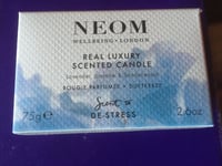 NEOM Real Luxury De-Stress Travel Scented Candle 75g BOXED