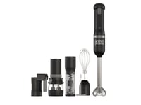 Black & Decker Black + Decker Stabmixer 6Er Kit Schwarz, Handmixer, Svart, Mixning, 0,7 L, Knappar, Plast, Rostfritt Stål