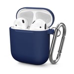 Apple AirPods 2019-2016 - Silikonskydd för laddbox Mörkblå