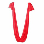 Yoga Swing Hängmatta Trapessling Aerial Silk Set Anti-gravity Inversion Fitness Red