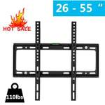 Compact TV Wall Bracket Mount for 26 32 40 42 50 55" LCD LED Plasma Television