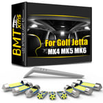 BMTxms För Volkswagen VW Golf MK2 MK3 MK4 MK5 MK6 MK7 GTI GT Jetta 2 3 4 5 6 Canbus Car LED Interiör Karta Dome Light Kit Inget fel White