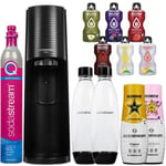 Saturator SodaStream Terra Black + 2 flaskor + Rockstar Original Zero 440ML + Rockstar Tropical Guava Zero 440ml + Bolero-sirap