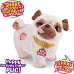 PETS ALIVE POPPY THE BOOTY SHAKIN' PUG DANCING ROBOTIC ELECTRONIC PLUSH TOY