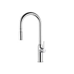 Franke Chromed Kitchen Sink tap spout Function Sin Pull-Out Spray 115.0308.210, Grey