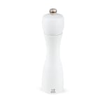 Peugeot - Tahiti Manual Pepper Mill - Adjustable Grinder - Beechwood, Matt White, 20 cm