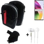  Holster / Shoulder + earphones for OnePlus 8 Bag Extra Belt Case