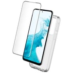 Pack Samsung G S23 5G Coque Transparente + Verre trempé Bigben - Neuf