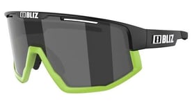 Lunettes bliz fusion noir mat   vert smoke