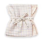 Garbo&Friends Gingham Sky Blue Muslin viltti pieni 2 osaa 60x60 cm