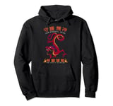 Disney Mulan Mushu The Tale Of Mulan Text Poster Pullover Hoodie