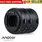 Andoer Macro Extension Tube Set 3-Piece 13mm 21mm 31mm for 35mm Canon lens V3G5