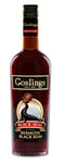 Goslings Black Seal Rum 70cl. ABV 40% Alcohol-Premium Dark Rum from Bermuda.