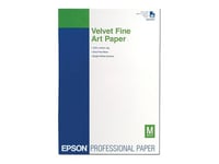 Epson Fine Art Velvet - Velours - A3 plus (329 x 423 mm) 20 feuille(s) papier - pour SureColor P5000, P800, SC-P10000, P20000, P5000, P700, P7500, P900, P9500