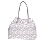 GUESS Women Vikky Large Tote Bag, Stone Logo, 40 x 31 x 18 cm