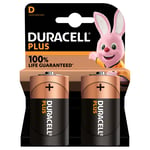 Duracell Plus D LR20 MN1300 1.5V Alkaline Batteries x 2 *Genuine Long Expiry*