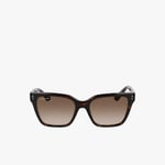 Lacoste Lunettes Croco Skin rectangulaires acétate Taille Taille unique Havana