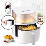 Air Fryer Steamer 1500 W 7.5 L Hot Air Fryer Healthy Cooking 16 Programmes Cream