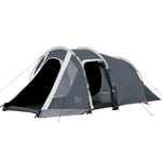 TIMBER RIDGE Tente de Camping 2-3 Personnes Imperméable 3000mm Tente Tunnel avec Auvent Tente familiale Tente de Festival pour Camping Voyage Randonnée Jardin Gris