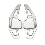 oiusNZI 2 pièces en Aluminium Volant de Voiture Palette Manette de Vitesse Manette de Vitesse Extension de Voiture Accessoires de décoration, pour BMW 5 6 7