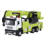 Crane Toy Truck For Boys Girls Extendable Arm Sound Light Openable Door