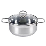 Krüger 100020 MA Manhattan Sauteuse Acier Inoxydable Argent 20 cm