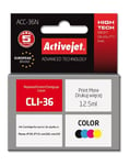 5901443106845 Activejet ACC-36N Ink cartridge (replacement for Canon CLI-36; Sup